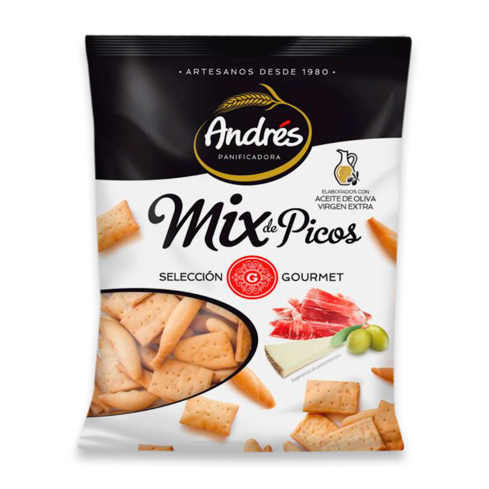 mix-de-picos-gorumet-panificadora andres Mix Gourmet 170g - 12 uds / Caja - Imagen 1